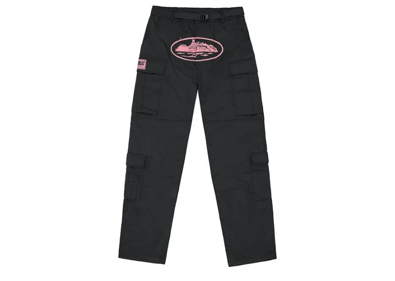 Corteiz Guerillaz Cargo Pant Black/Pink