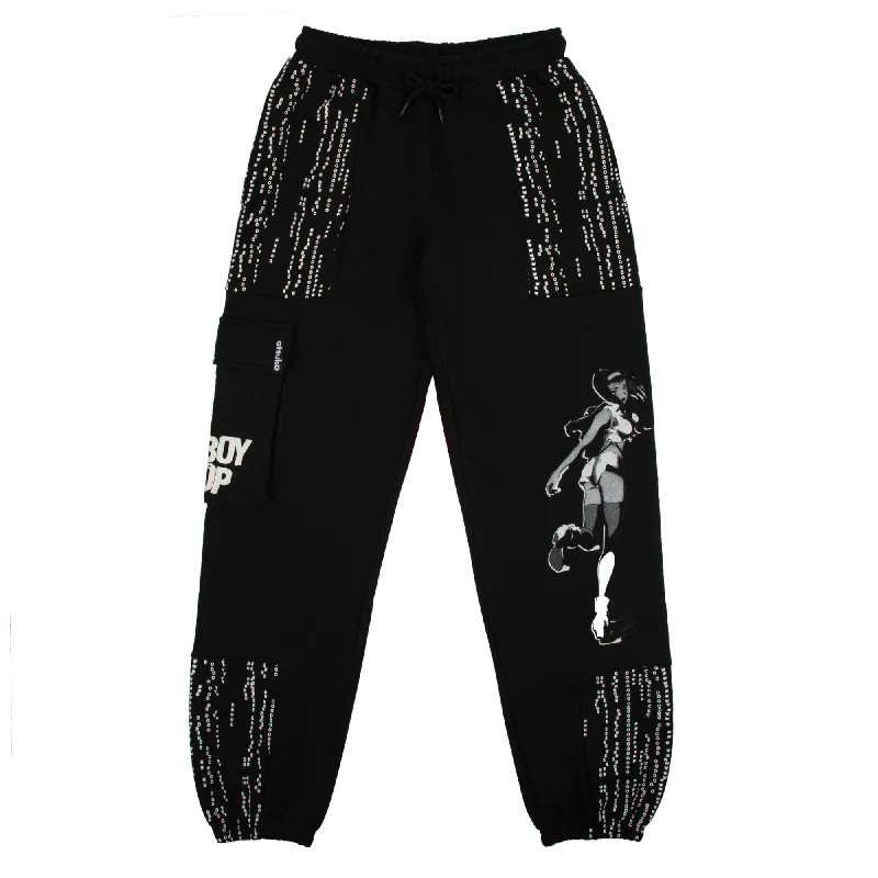 Cowboy Bebop Black Cargo Sweatpant