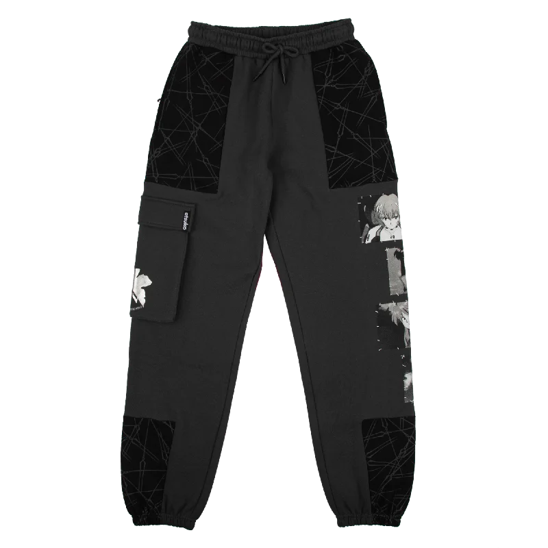 Evangelion Black Cargo Sweatpants