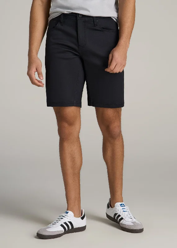 Everyday Comfort 5 Pocket Short for Tall Men in Black