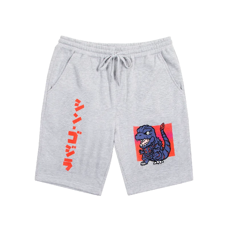 Shin Godzilla Chibi Heather Grey Shorts