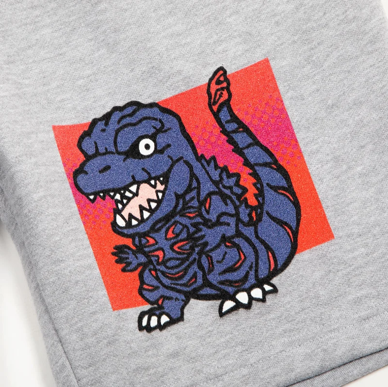 godzilla-chibi-heather-grey-shorts