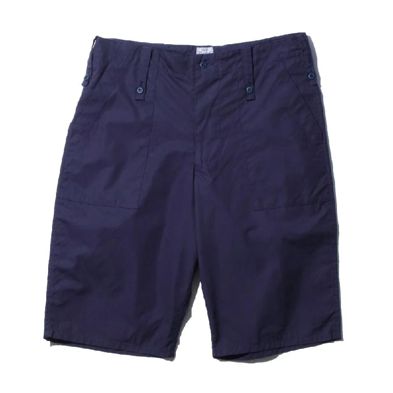 Gold Ventile British Utility Shorts Navy