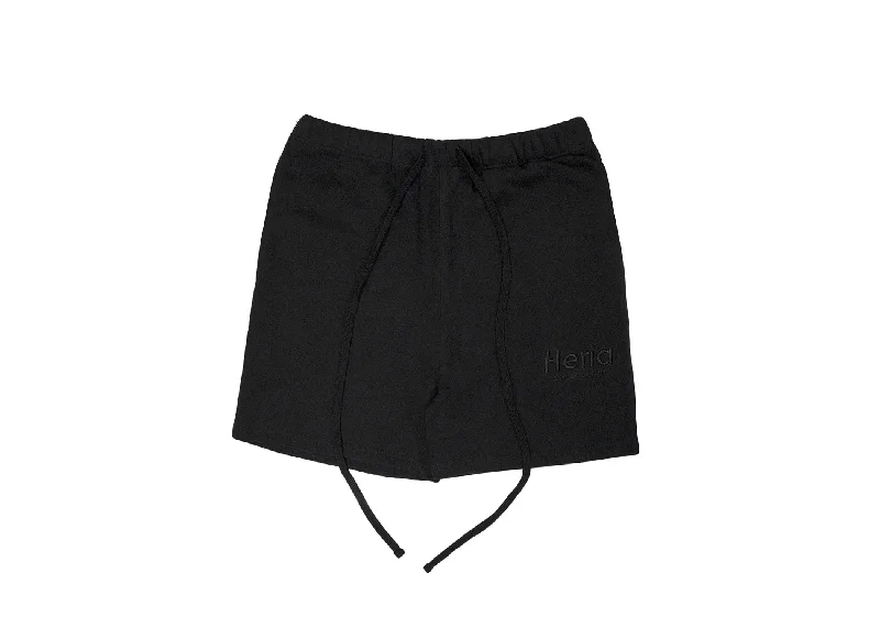 Heria Fleece Shorts - Black