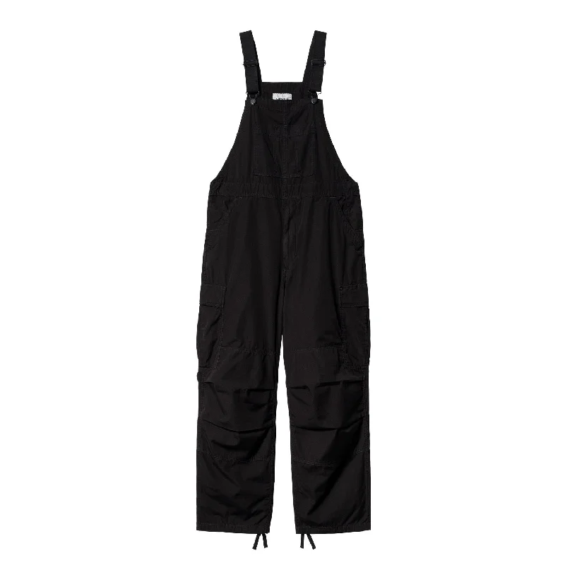 CARGO BIB OVERALL - Black (rinsed)