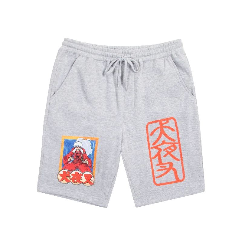 Inuyasha Heather Grey Shorts