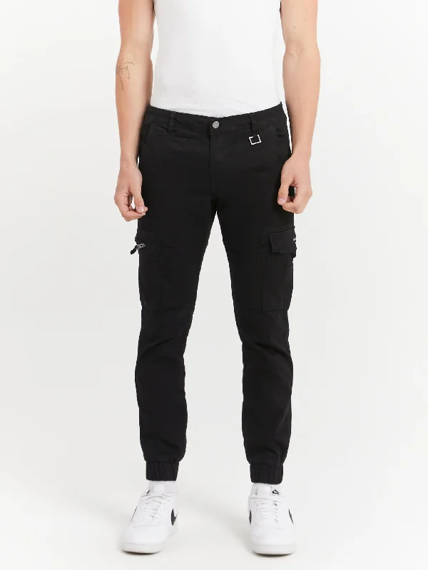 Lione Denim Pants in Black