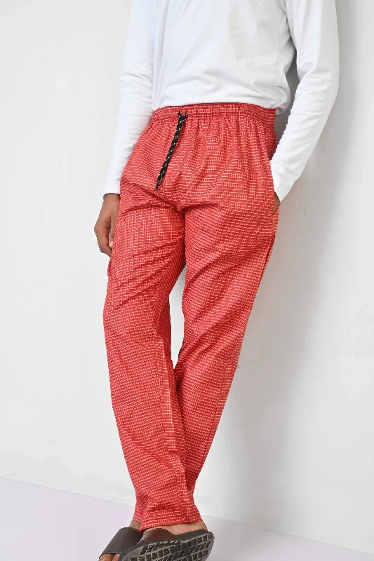 Max 21 Men's Coventry Check Loungewear Cotton Trousers