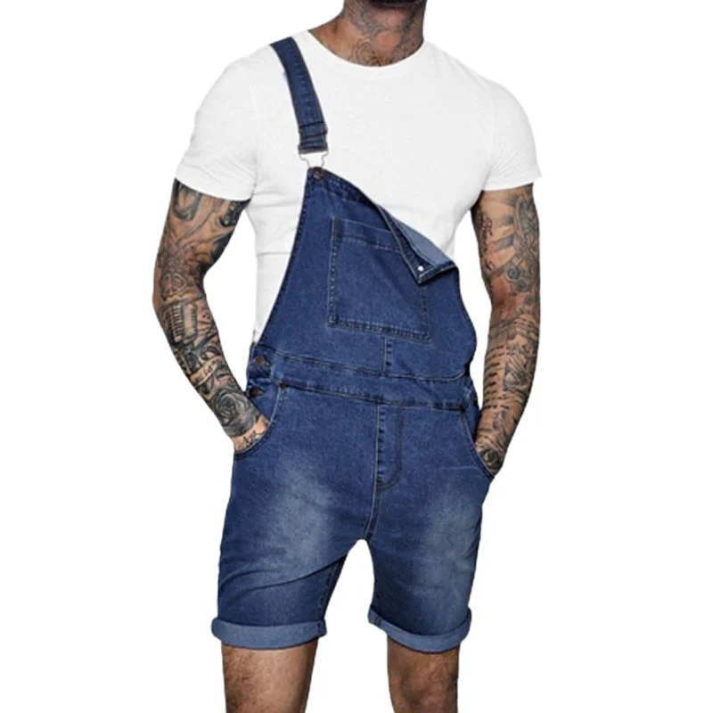 Men's Casual Denim Jumpsuit 84247220Y