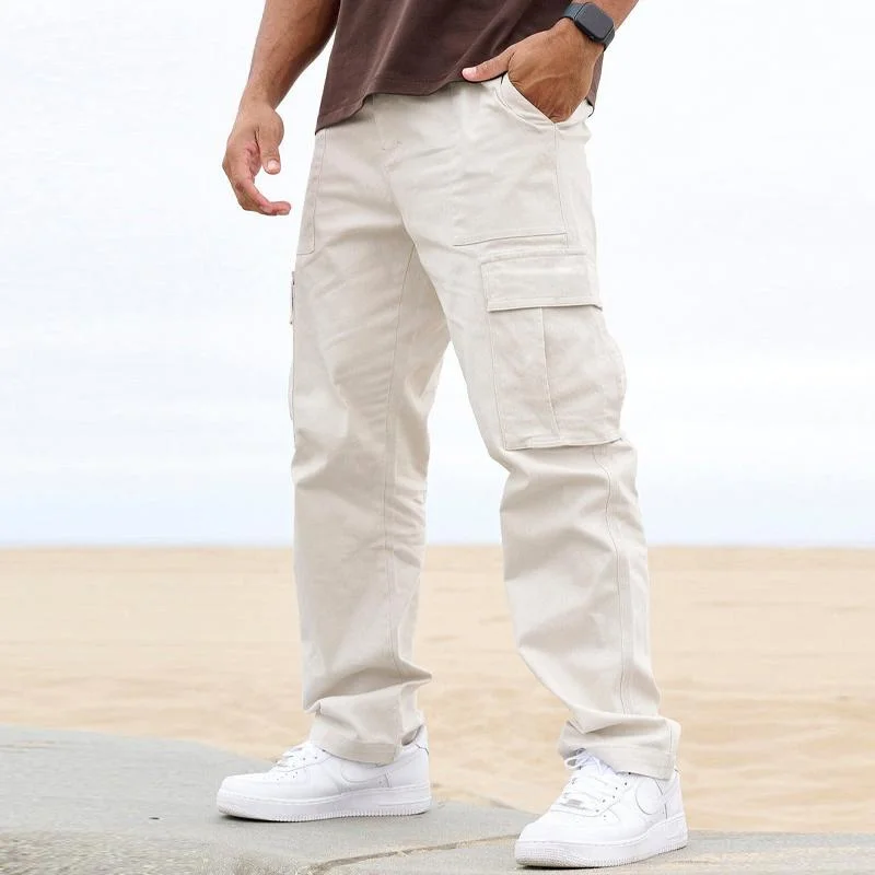 mens-casual-solid-color-multi-pocket-cargo-pants-39111426y