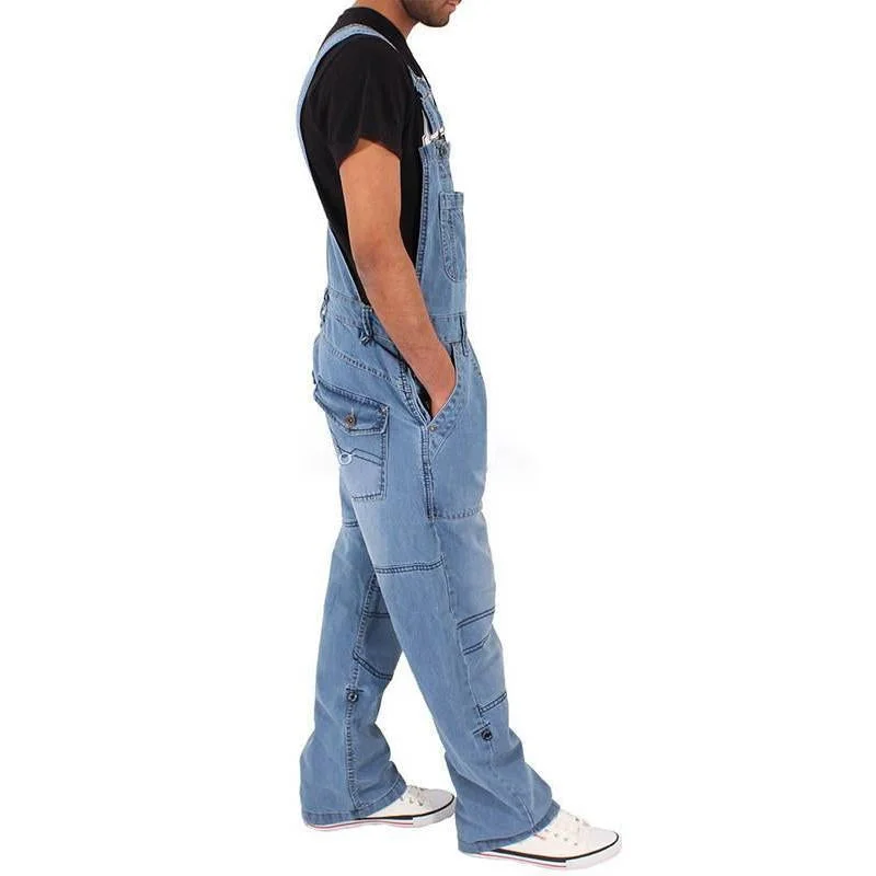 mens-loose-denim-multi-pocket-cargo-overalls-50540101y