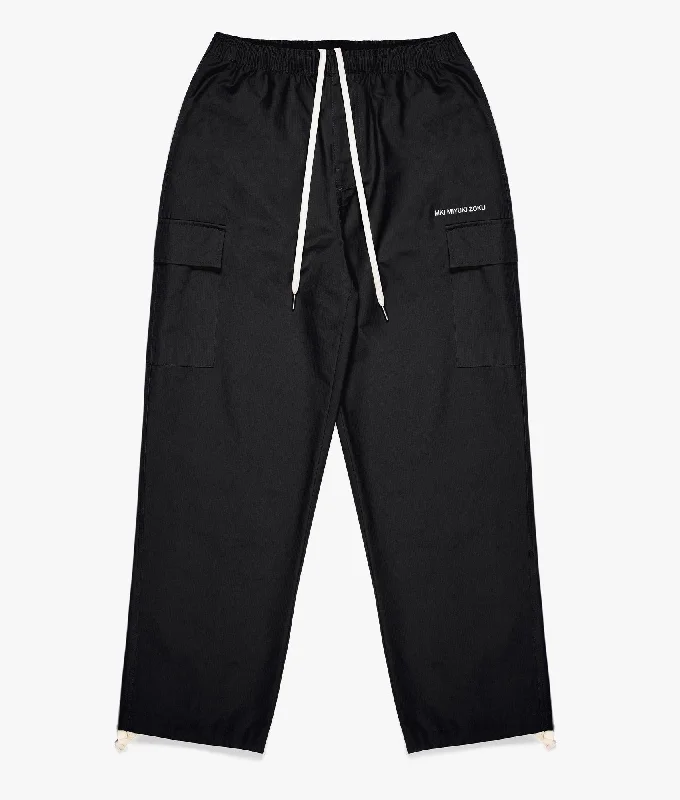 mki-miyuki-zoku-relaxed-fit-ripstop-cargo-pants-black-mkiss4ricapant