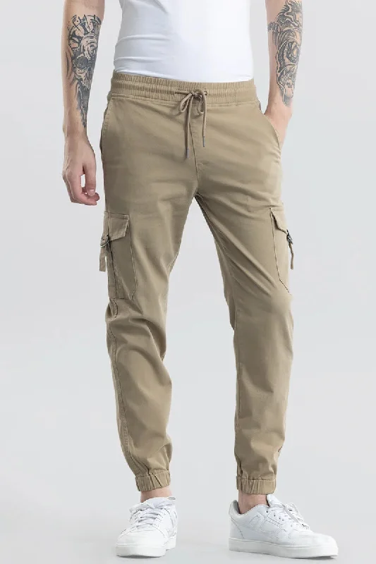 Noemi Khaki Cargo Pant