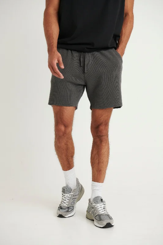 NTH Waffle Short Charcoal