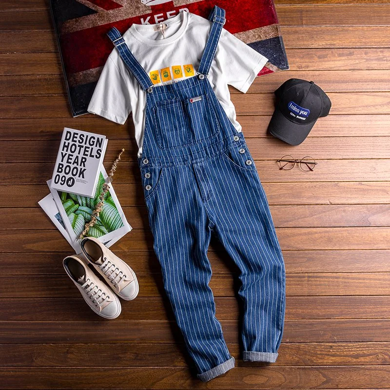 retro-denim-casual-multi-pocket-jumpsuits-overall