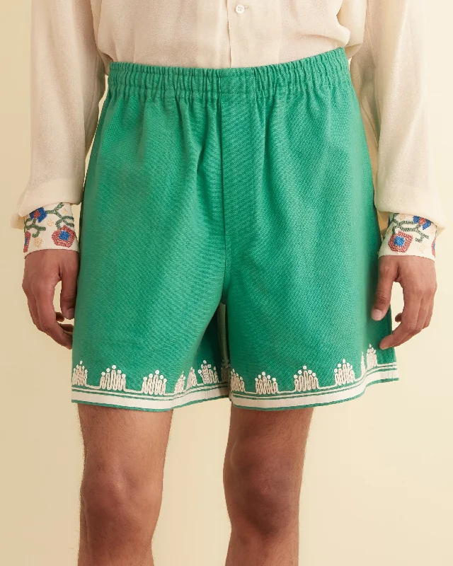 ripple-applique-short-ecru-green