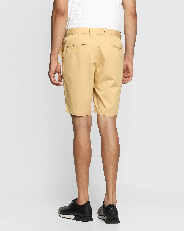 solid-casual-shorts-in-mustard-sam