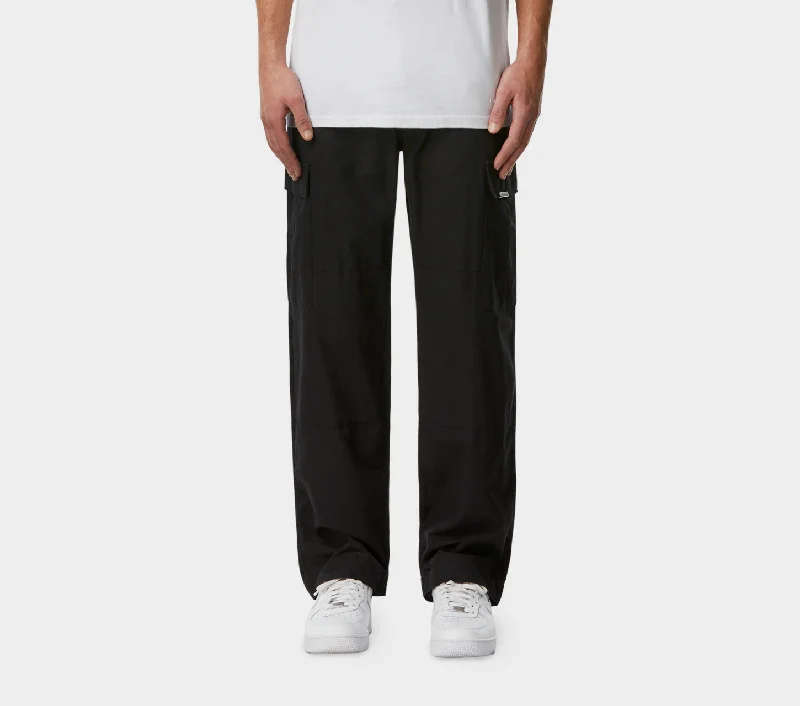 Straight Cargo Pant - Black