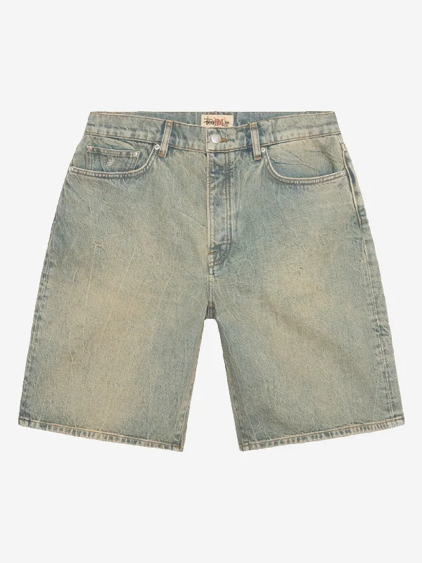 Stussy Big Ol Shorts Washed Canvas - Beach Wash