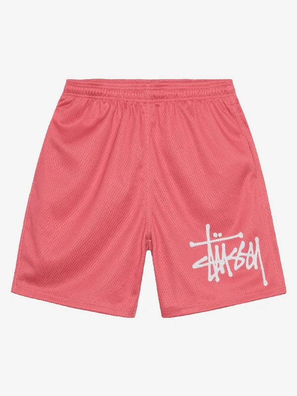 Stussy Mesh Big Basic Short - Rose