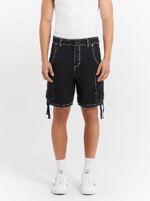 Syndicate Cargo Short in Black