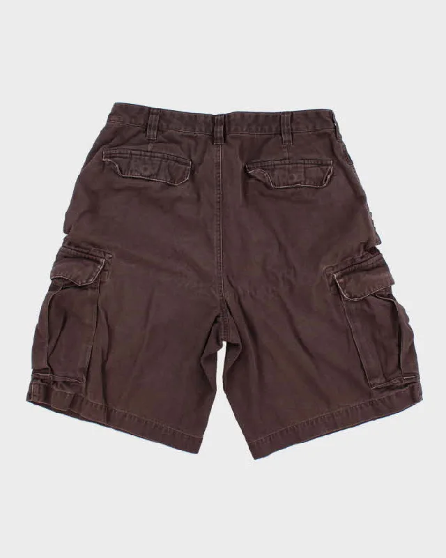 tommy-hilfiger-brown-cargo-shorts-w33