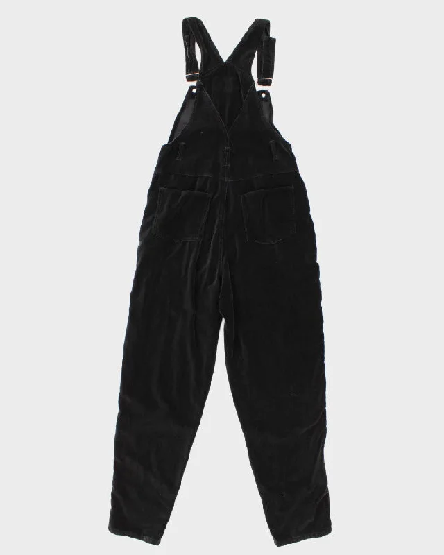 vintage-90s-black-velvet-dungarees-w30-l30