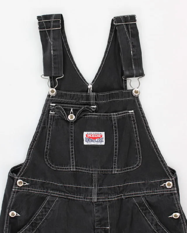 vintage-90s-ikeda-black-long-dungarees-w34-l31