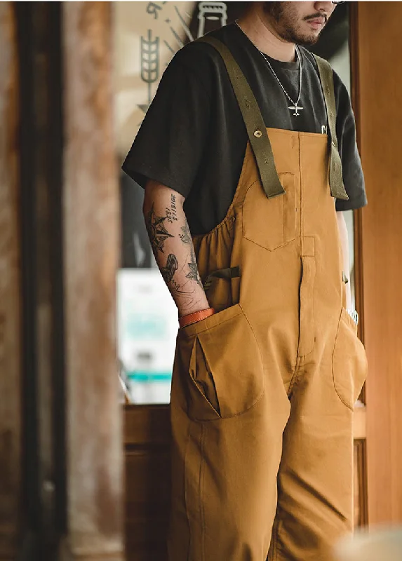 vintage-casual-work-style-overalls-in-khaki