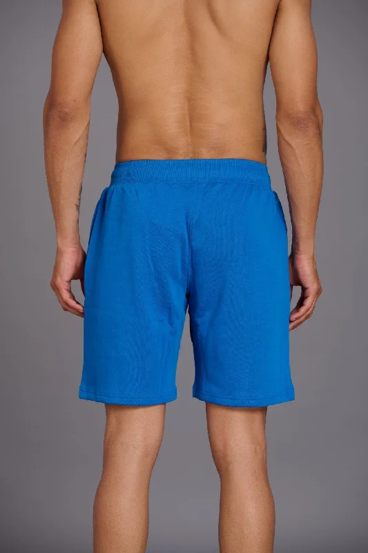 warrior-printed-royal-blue-shorts-for-men