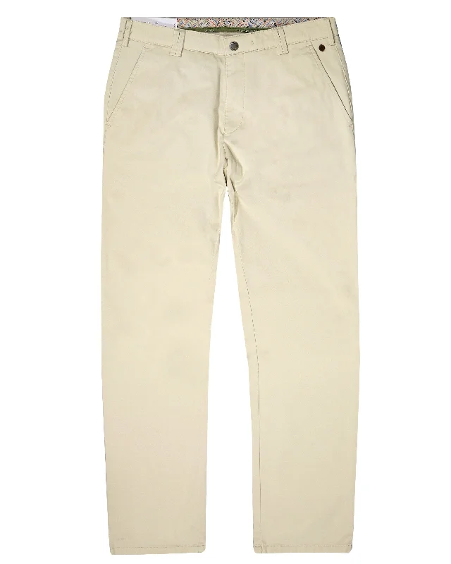 Meyer Rio Chino Trouser - Cream (Organic)