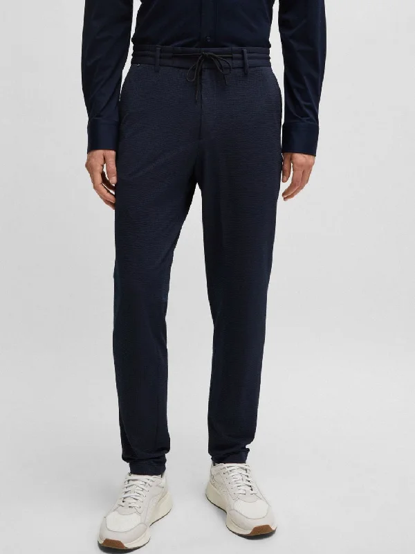 SLIM-FIT PERFORMANCE-STRETCH TROUSERS Marine