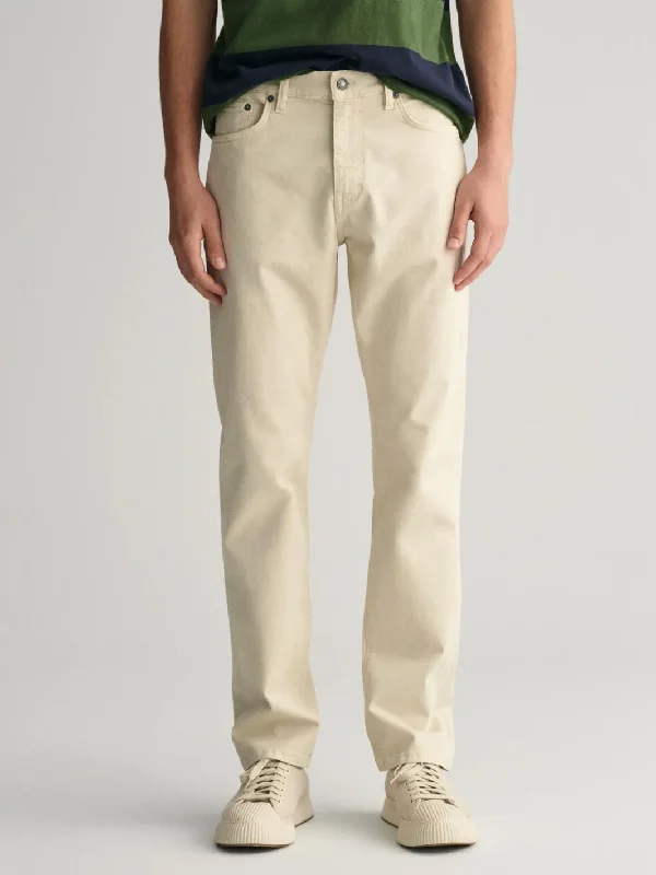 REGULAR DESERT JEANS Beige