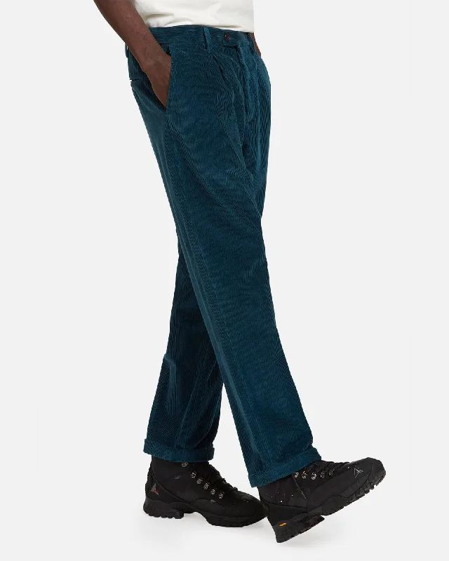 Baracuta Regular Fit Mens Cord Pant - Peacock Blue