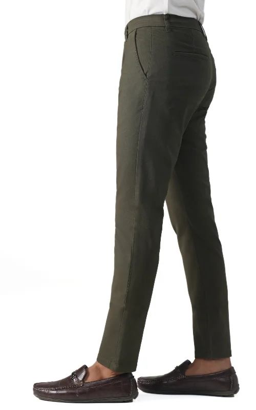 CROSS POCKET CASUAL PANT OLIVE