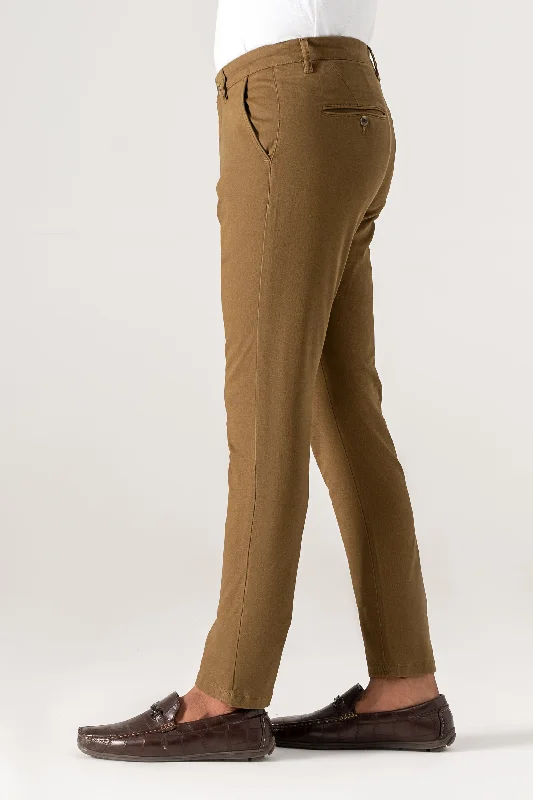 CROSS POCKET CASUAL PANT DARK KHAKI