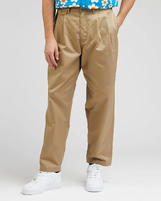 Lee 101 Loose Double Pleated Selvedge Chino - Dry