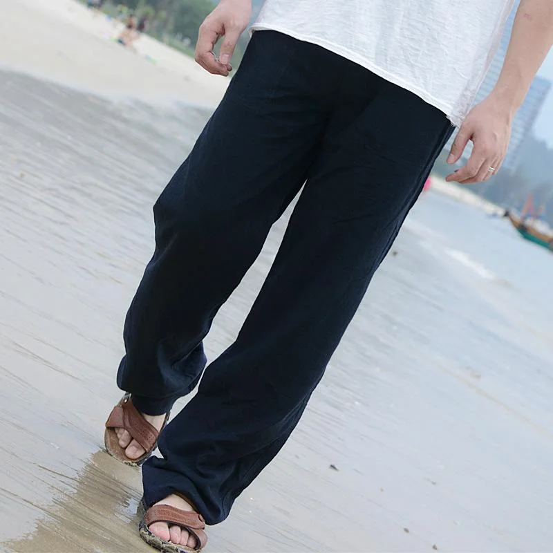 mens-casual-beach-linen-drawstring-trousers-94909395to