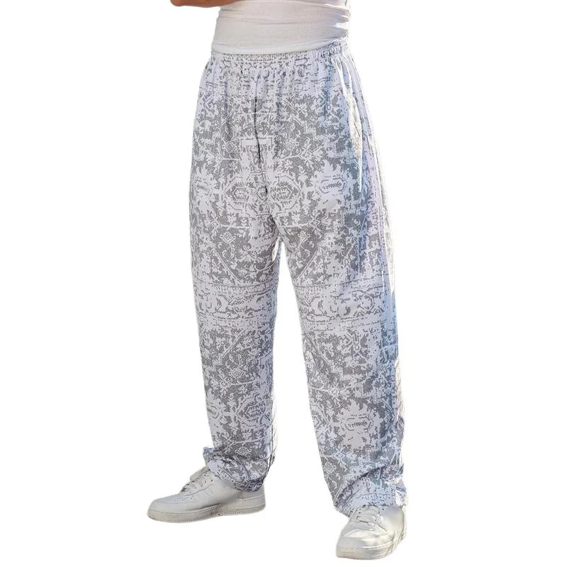 Men's Casual Floral Quick-drying Trousers 50116821TO