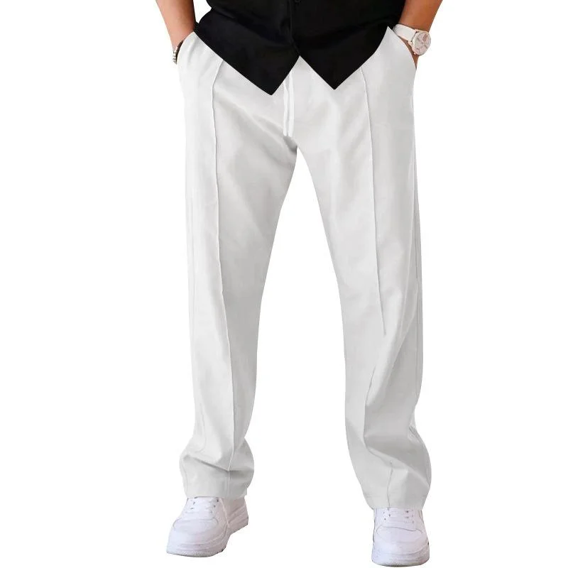 mens-casual-loose-straight-elastic-waist-pants-37177029m