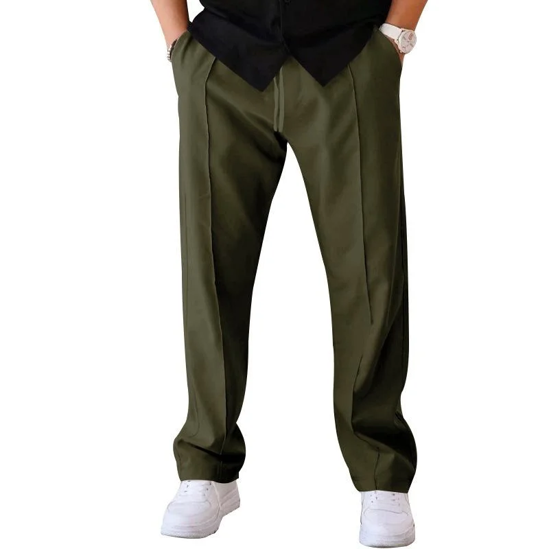 mens-casual-loose-straight-elastic-waist-pants-37177029m