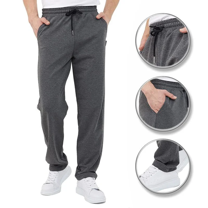 mens-casual-solid-color-outdoor-drawstring-sports-trousers-04005155to