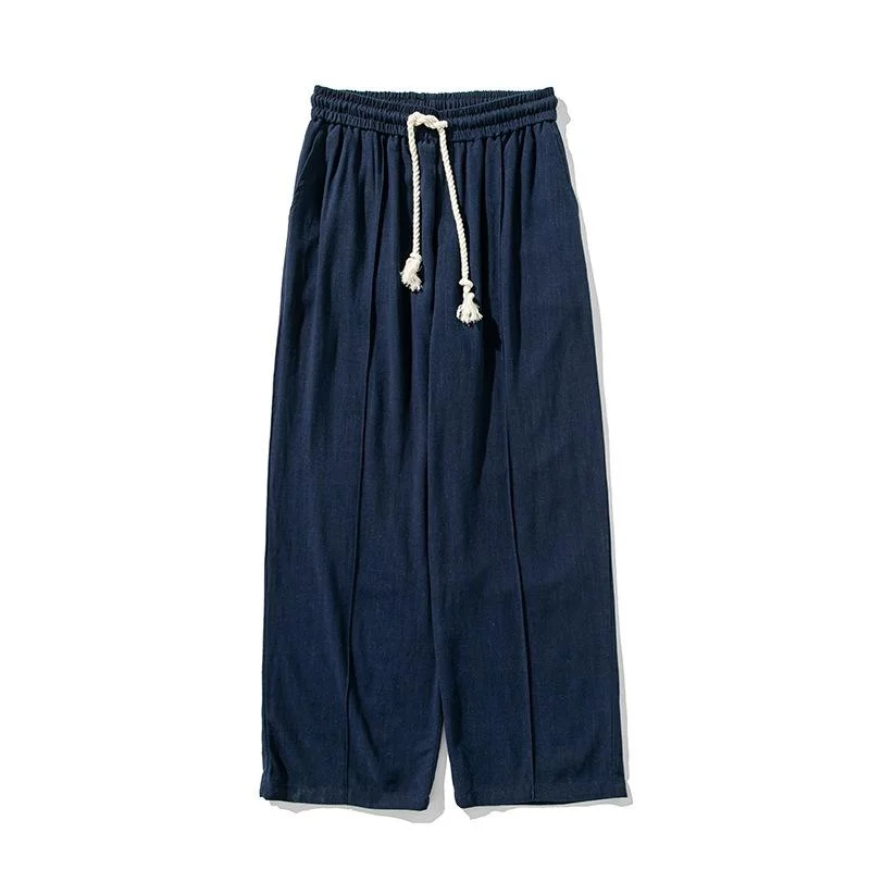 mens-loose-cotton-and-linen-straight-pants-72550197y