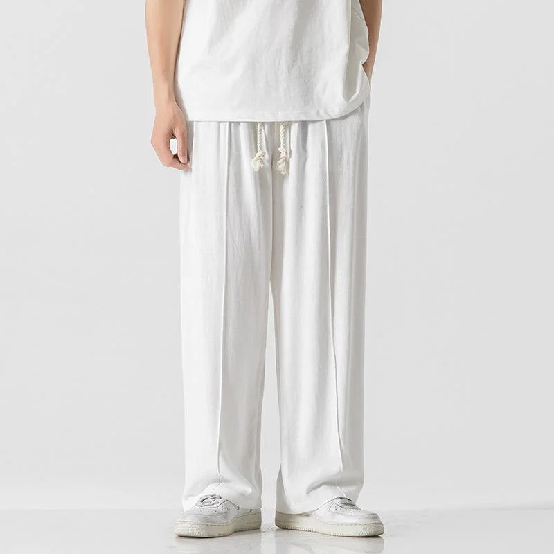 mens-loose-cotton-and-linen-straight-pants-72550197y