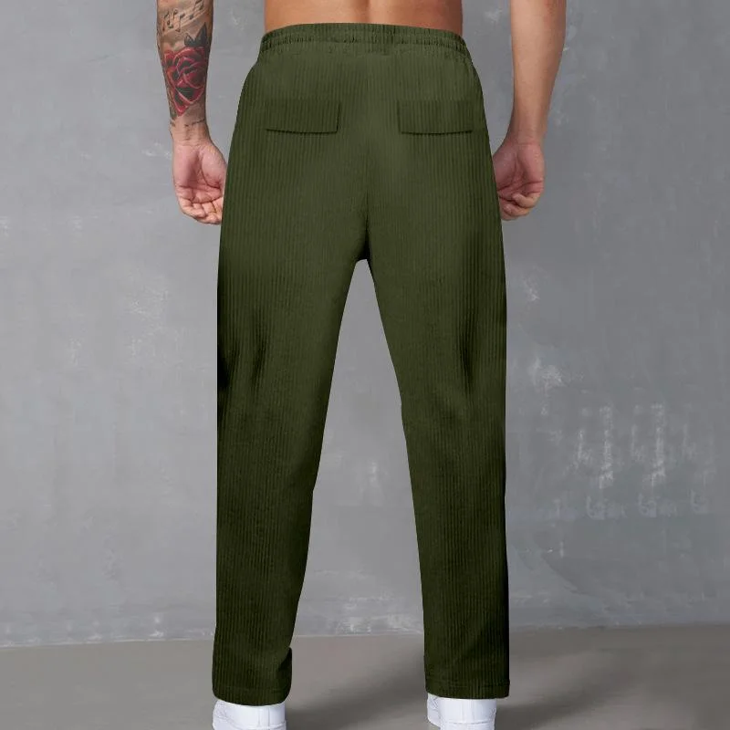 mens-solid-color-corduroy-loose-elastic-waist-casual-pants-73828363z