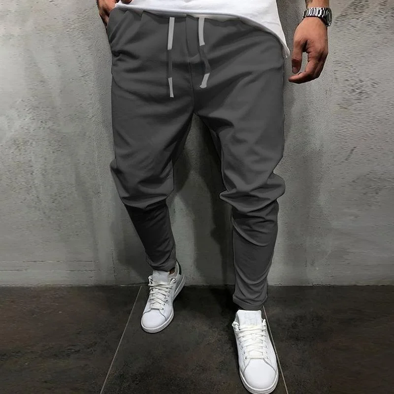 mens-solid-color-loose-elastic-waist-casual-pants-96492296z