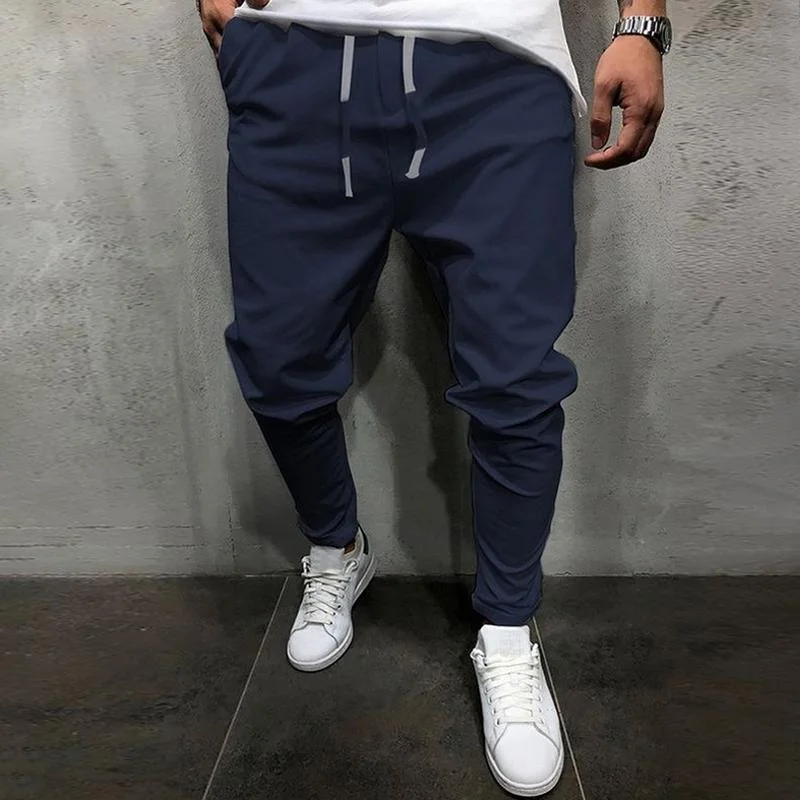 mens-solid-color-loose-elastic-waist-casual-pants-96492296z