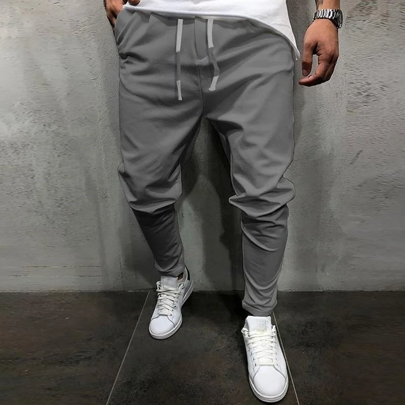 mens-solid-color-loose-elastic-waist-casual-pants-96492296z