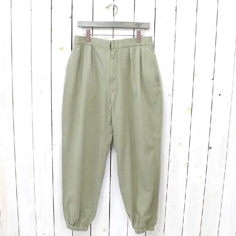 nanamica『Cotton Wool Twill Track Pants』(Khaki Beige)