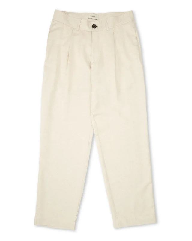 Oliver Spencer Pleat Trousers - Beige